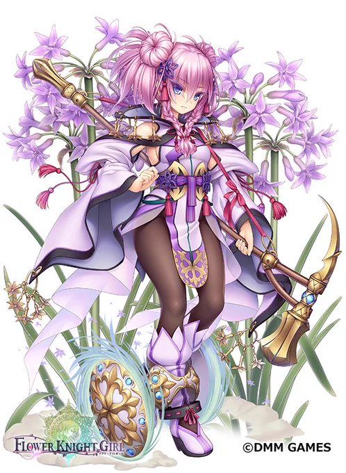 DMM GAMES 様【https://t.co/3zmEdpbqf6】にて配信中の「FLOWER KNIGHT GIRL」で「ツルバキア」を描いております。
宜しくお願い致します。 