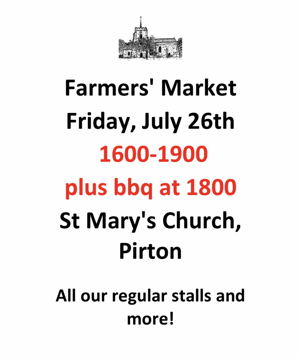 stmaryspirton's tweet photo. Farmer’s Market this Friday! https://t.co/KG6mZBUe1a