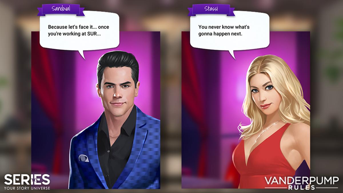 Play_Endless's tweet image. It’s the next chapter of #PumpRules. 🍸 Are you ready for the drama? Catch up on the latest episodes of #VanderpumpRules before the next episode drops on @Seriesthegame! #makeascene @Stassi @TomSandoval1