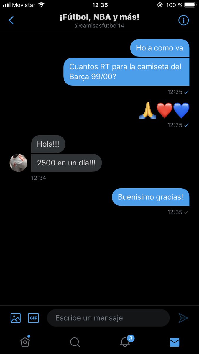 BarsaARG's tweet photo. Den RT porfa
Es mi sueño tener esa camiseta y la economía no me lo permite(?
Ayudenmé, tenemos 24 horas. https://t.co/op6nTVzXRX