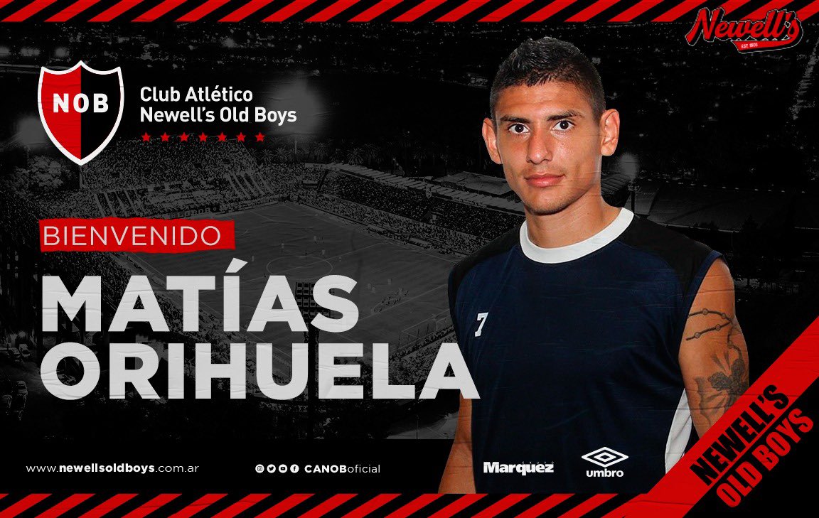 NewellsFrance's tweet photo. #Newells souhaite la bienvenue à Matas Orihuela : le joueur effectuera sa visite médicale ce lundi après-midi. 
#AllezLaLepra 🔴⚫ https://t.co/NdxTy1Rm5x