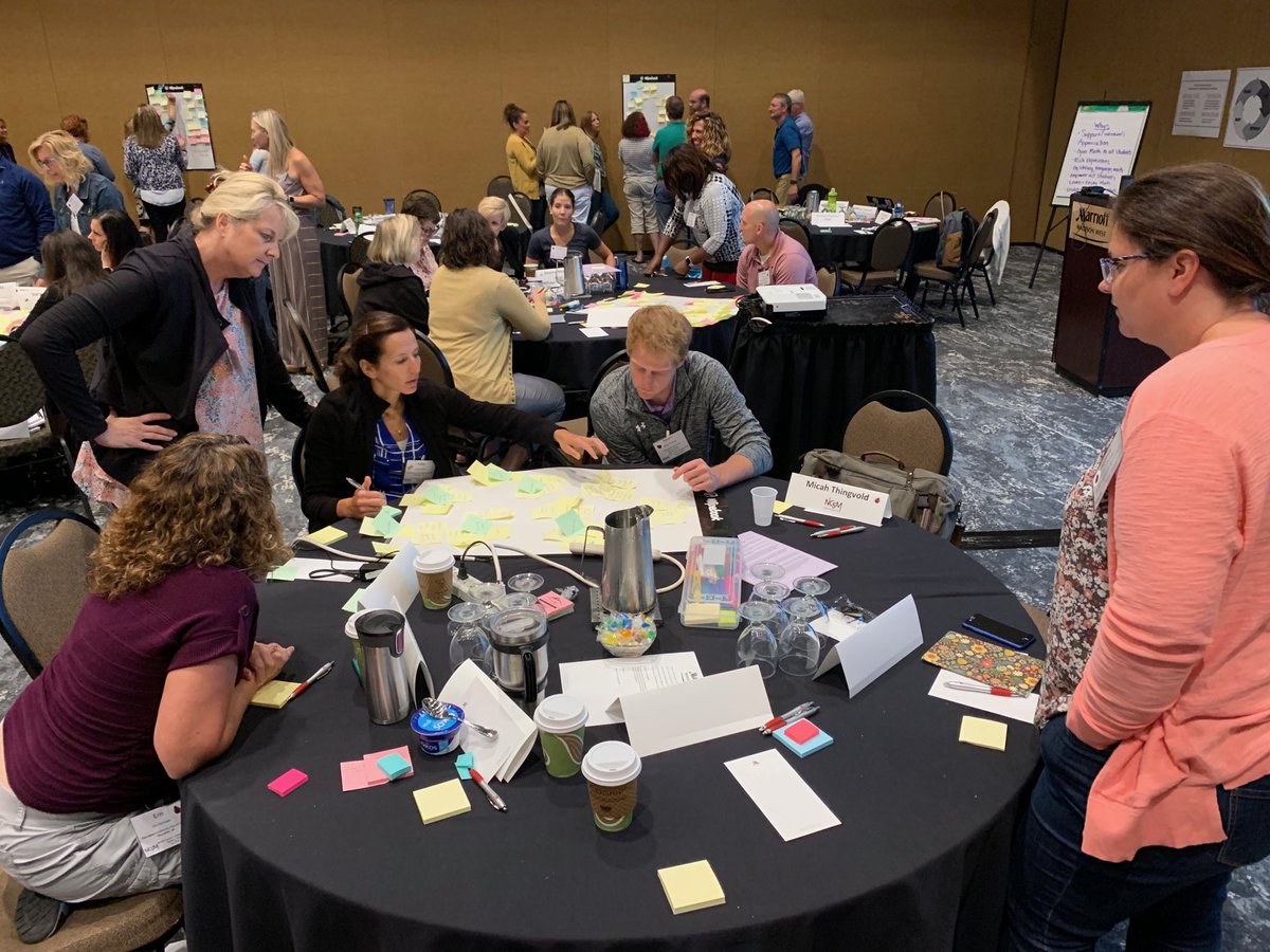 Waunakee_CI's tweet photo. ⁦@MathEdLeaders⁩ ⁦@toncheff5⁩ ⁦@JaciPQ⁩ ⁦@mathcoachrivera⁩ Waunakee mathematics leaders describing what effective instruction is at NCSM’s Summer Leadership Academy. Great professional learning! #waunakeeway #ncsmsla19 https://t.co/YM0yw3hnLI