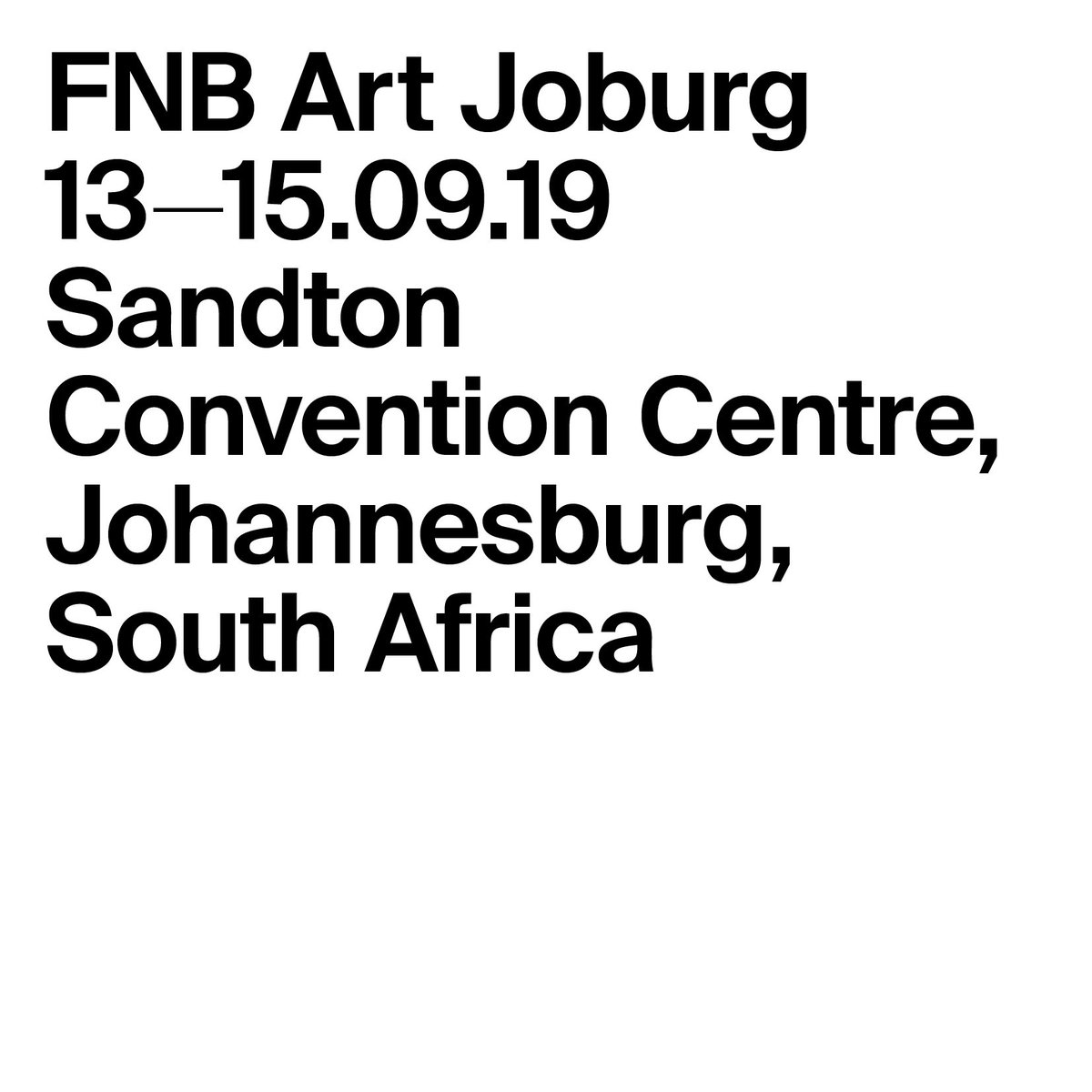 FNBArtJoburg's tweet photo. Introducing Gallery Lab (a new FNB Art Joburg highlight) curated by Nicole Siegenthaler (fair manager) & Banele Khoza (founding director @bkhz). Look forward to a 600sqm pavilion where emerging galleries, new artists, ideas & programmes will be incubated #FNBArtJoburg #GalleryLab https://t.co/6s9yp9qfC8
