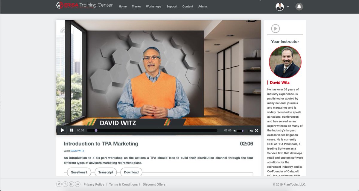 PlanTools's tweet photo. How to Build Successful TPA Distribution Channels is a new six-part series that just launched on ERISA Training, check it out on https://t.co/X0ZXyoyHal using our complimentary promo code TPAMKT when registering for an account. #Retirement #Advisors #TPA #Recordkeeper #401k #403b https://t.co/JOZKUWg1v3