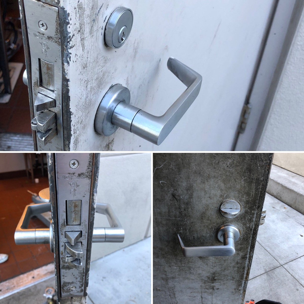 7Daylocksmiths's tweet photo. replacing the cylinder on this amazing lock 
here for you at anytime 
#locksmith #locksmithsandiego #sandiegolocksmith #locksmiths #emergencylocksmith #247locksmith #locksmithnearyou #locallocksmith #yourlocallocksmith #automotivelocksmith #carlocksmith #safelocksmith #commercial https://t.co/JLvBKggUCa