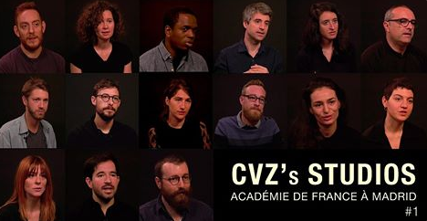 reseau_EFE's tweet photo. 📽 #Portraits des quinze #artistes de la promotion 2018-2019 de la Casa de Velázquez : la collection CVZ's Studios nous plonge au cœur de la #création.
#résidence #Madrid #académiedefrance #ResEFE
https://t.co/byM5ZPZA1t https://t.co/U7H9akWisd