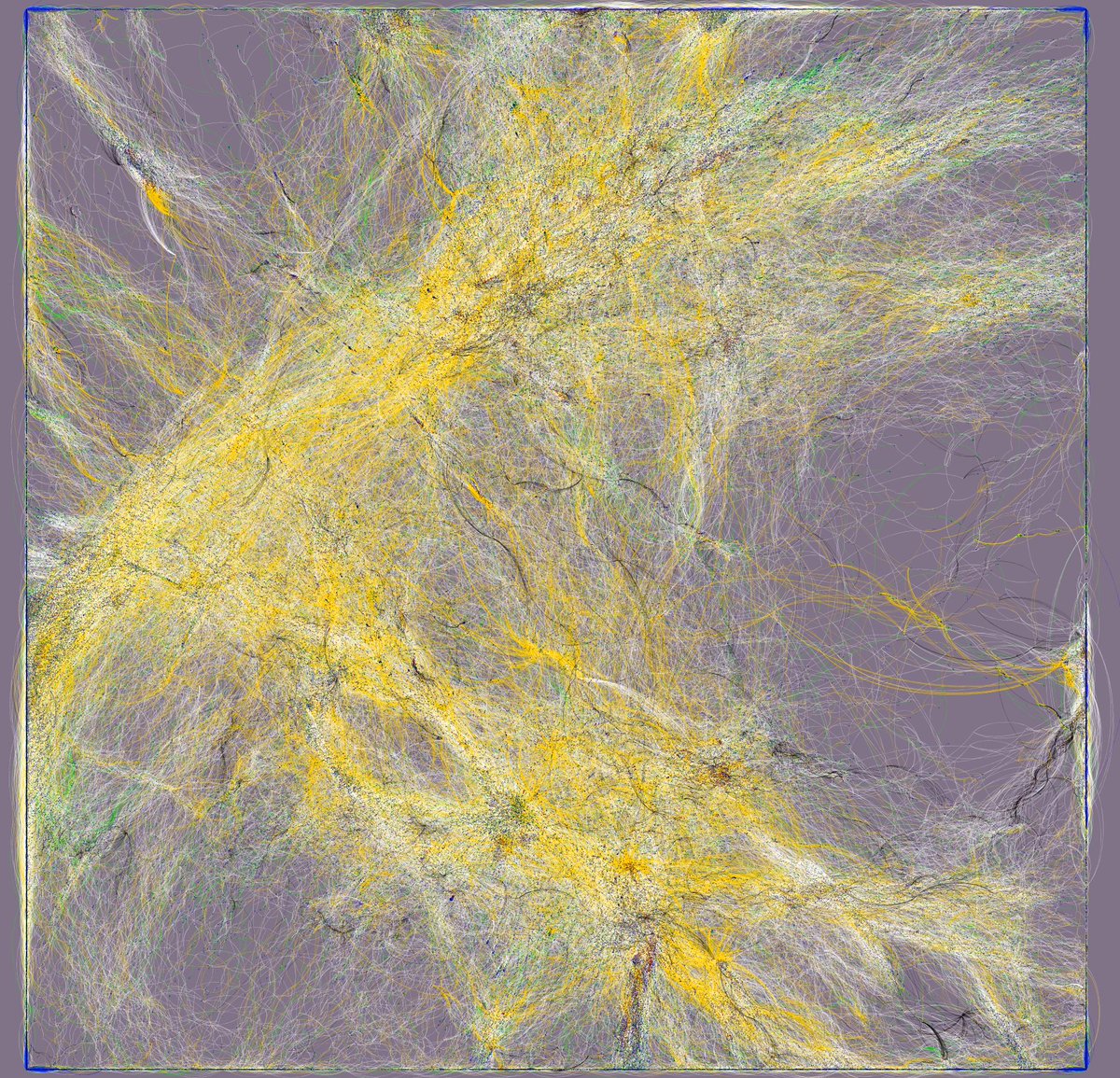 reivilo_t's tweet image. We are looking more and more at this representation of IC digital circuitry. This one is a work in progress with over 600k edges so far. I personally think it looks better when netlists are still in progress from an artistic point of view.
#ICreverseEngineering @Texplained_RE