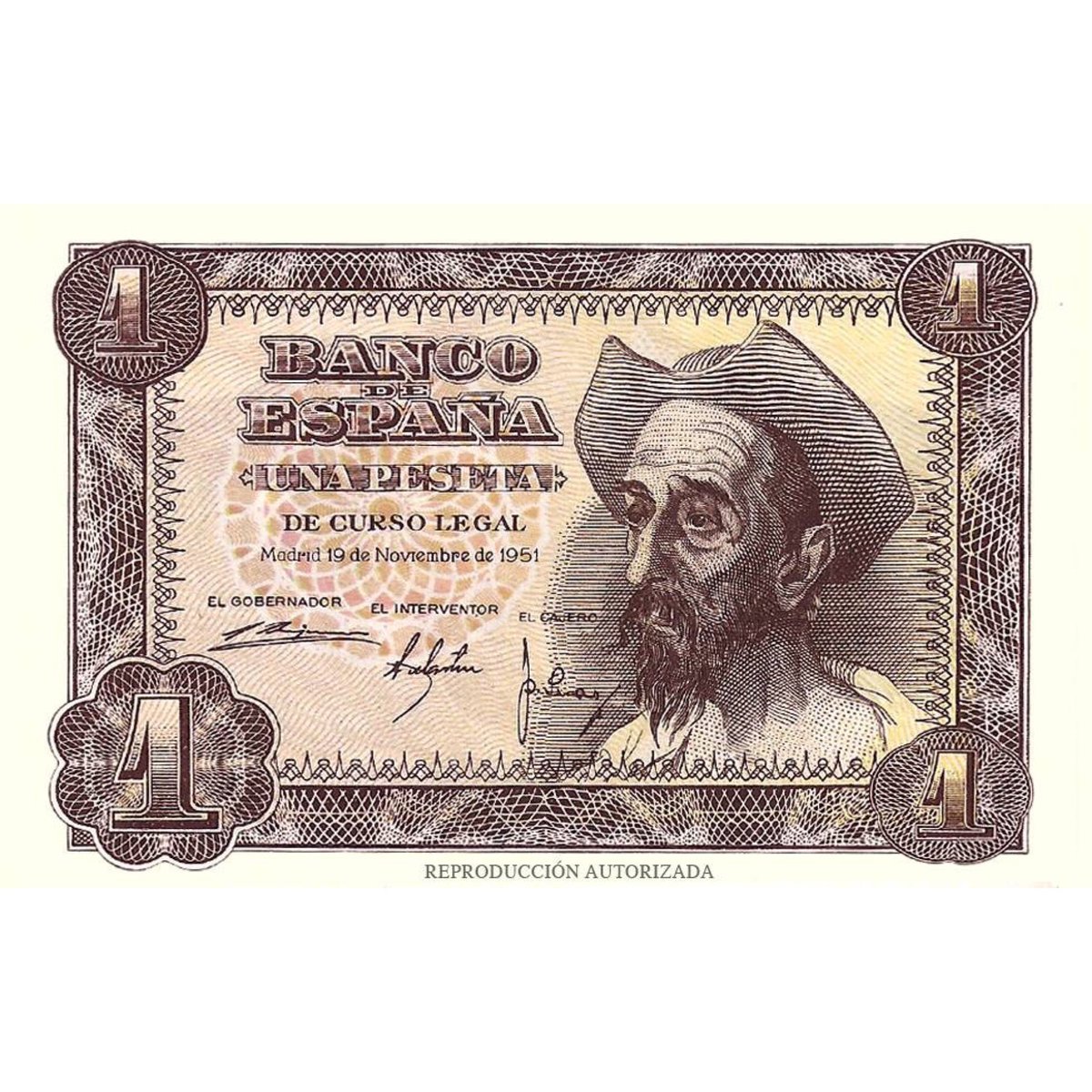 IncalEdiciones's tweet image. Aquí tenéis a Don Quijote en la emisión del 19 de noviembre de 1951, de la que se emitieron 191.436.000 unidades de una peseta. Lo encontraréis en la colección Todos los Billetes de la Peseta. 

bit.ly/2KJcJmY