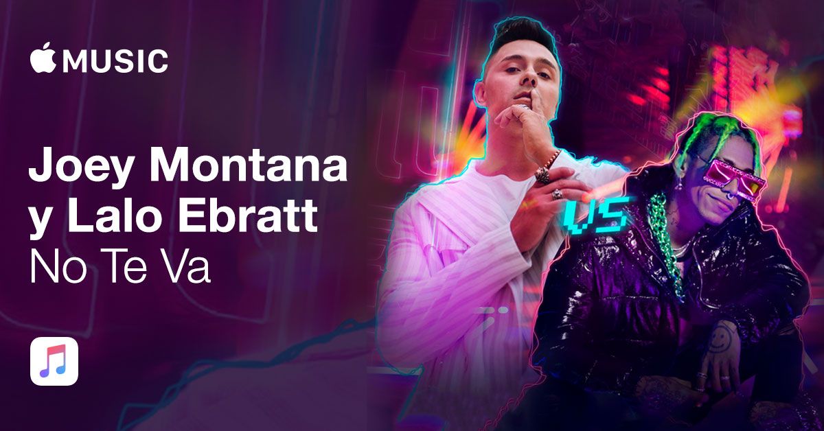 UMusicMexico's tweet image. Ponte a bailar este lunes con el flow de @JoeyMontanaT y @LaloEbratt, 🔥 #NoTeVa 🔥 ya está disponible en @applemusicES
apple.co/2Y1v9oI