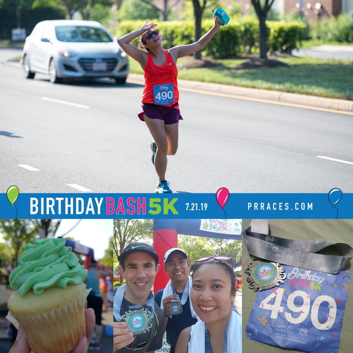 ChrisTolentin0's tweet photo. Happy Sweet 16, @PRRunning!!! Twas a fun (and hot) race!! #BirthdayBask5 #RunHappy #ShowYourPR https://t.co/jqpitpLZ9y