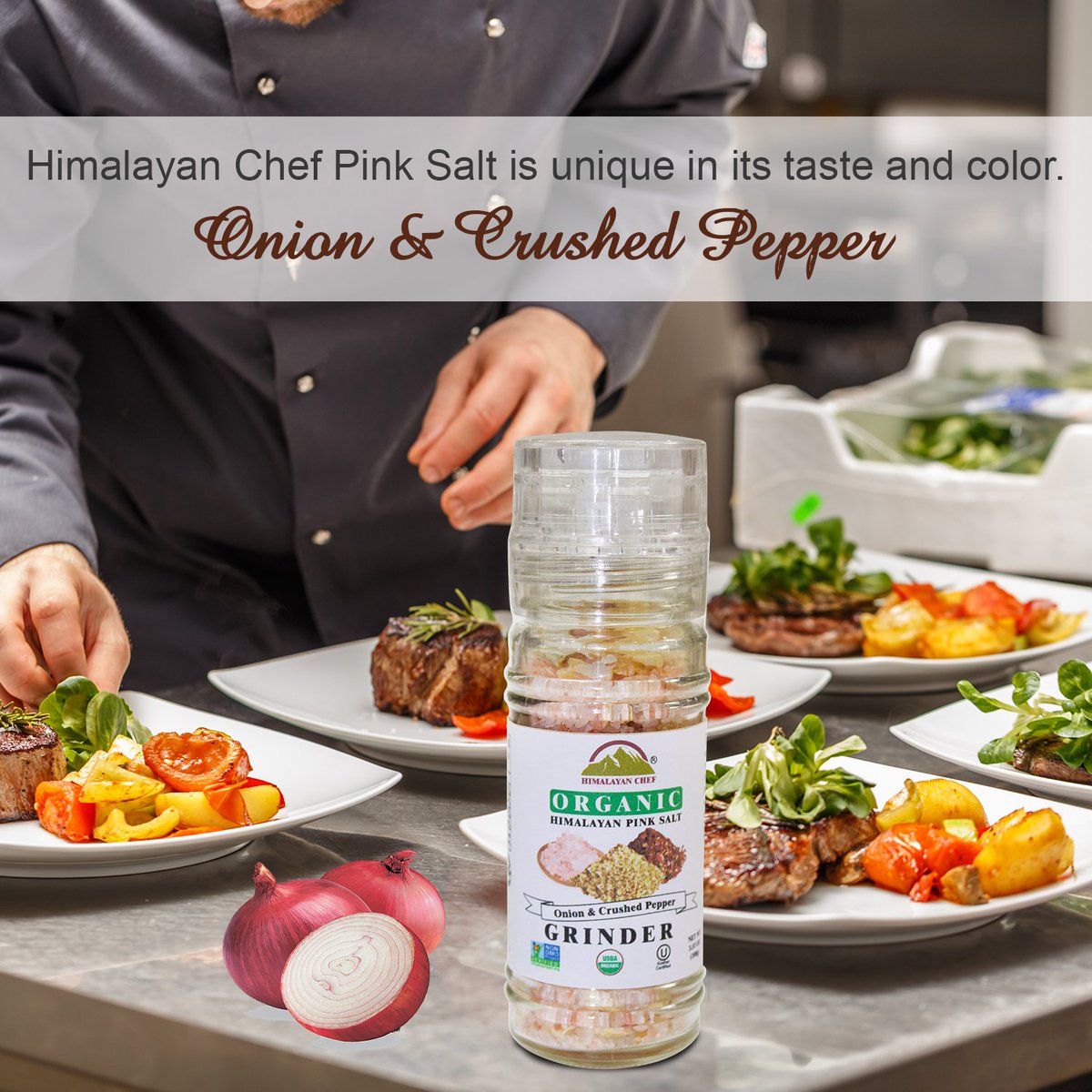HimalayanChef's tweet photo. #HimalayanChef pink salt, Organic Onion & Organic Crushed Red Pepper Glass Grinder
Himalayan Chef's Seasoning Blend with Himalayan Pink Salt enhances the flavor of meat and vegetables
Check Out>> https://t.co/3gaMn4E6Os
#organic #onion #organiconion #redpepper #glassgrinder #wbm https://t.co/vgnKuYGcfJ