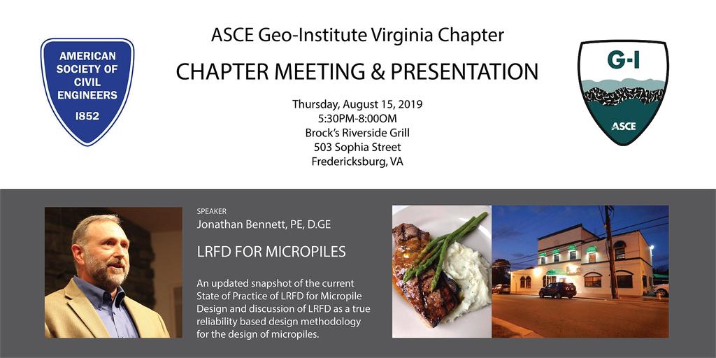 August 2019 ASCE Virginia Geo-Institute Meeting micropileman.wordpress.com/2019/07/22/aug…