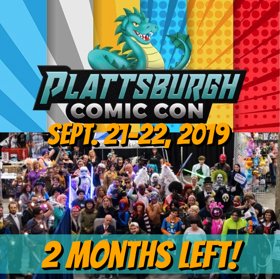 PlattsburghCC's tweet photo. 2 MONTHS LEFT!
GET ONLINE TICKETS AND VIPS NOW!
GET TICKETS: https://t.co/r4OFtfEA53
#plattsburghny #plattsburghcc #comiccon #comicon #upstateny #starwars #cosplay #cosplaying #cosplays
#cosplaycommunity https://t.co/nVT3aCSbpC