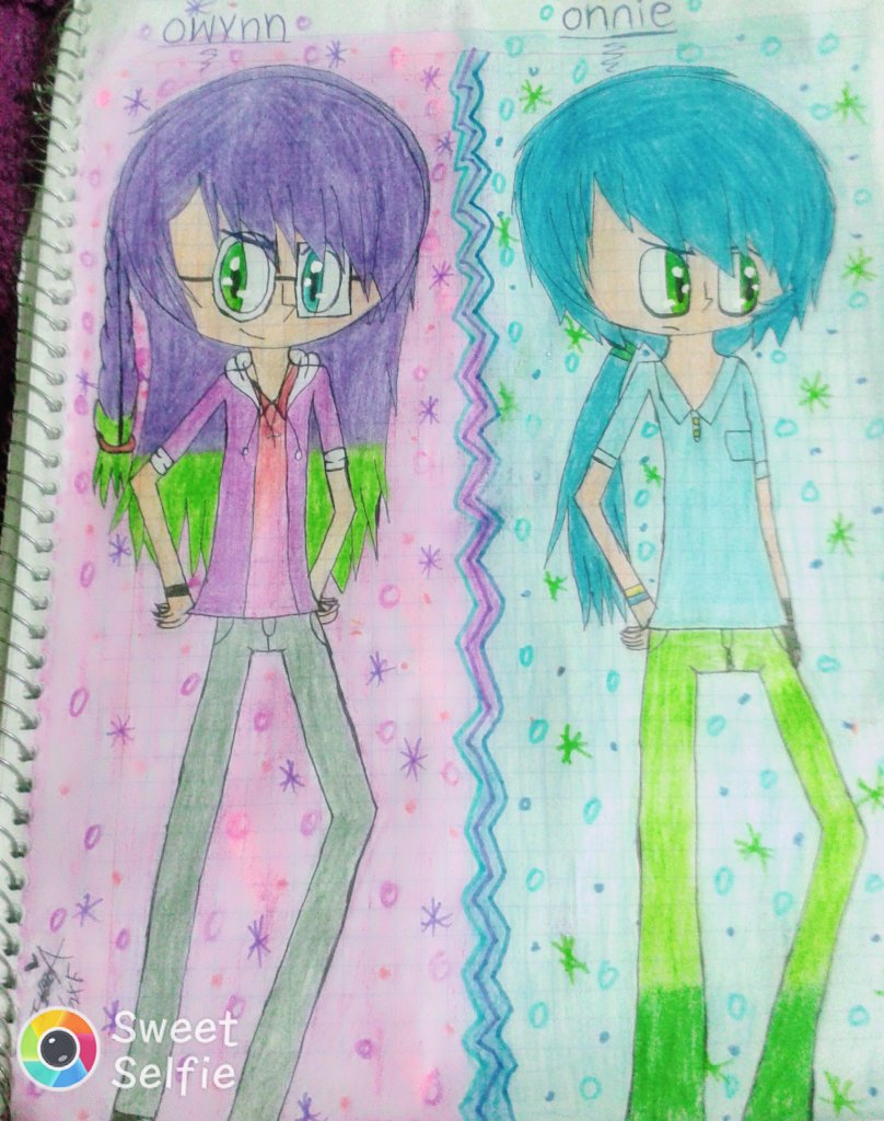 @EddoSaster  mira otro peinado de owynn y onnie el de onnie su colita de cabello no me salio como lo pensé pero lo pasare ena compu para que lo veas mejor y también are a Freddy pero el de la nueva temporada que isestes esperó que te guste y espero ver otra vez a owynn😊🌻