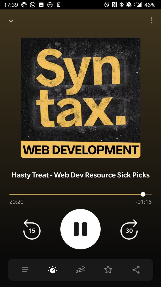eamokeane's tweet image. These lads do a great job of curating dev resources. @syntaxfm. +1
Here they mention :
- Twitter accounts
- Websites
- Design resources
- Desktop tools
- YouTube channels
#webdevelopment #syntaxfm