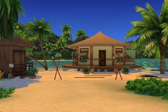 simscandoris's tweet photo. Jag delade just Prinsessans Koja:s tomt i galleriet i #TheSims4! #IslandLiving #Paradisö https://t.co/Ag5tR88zoF