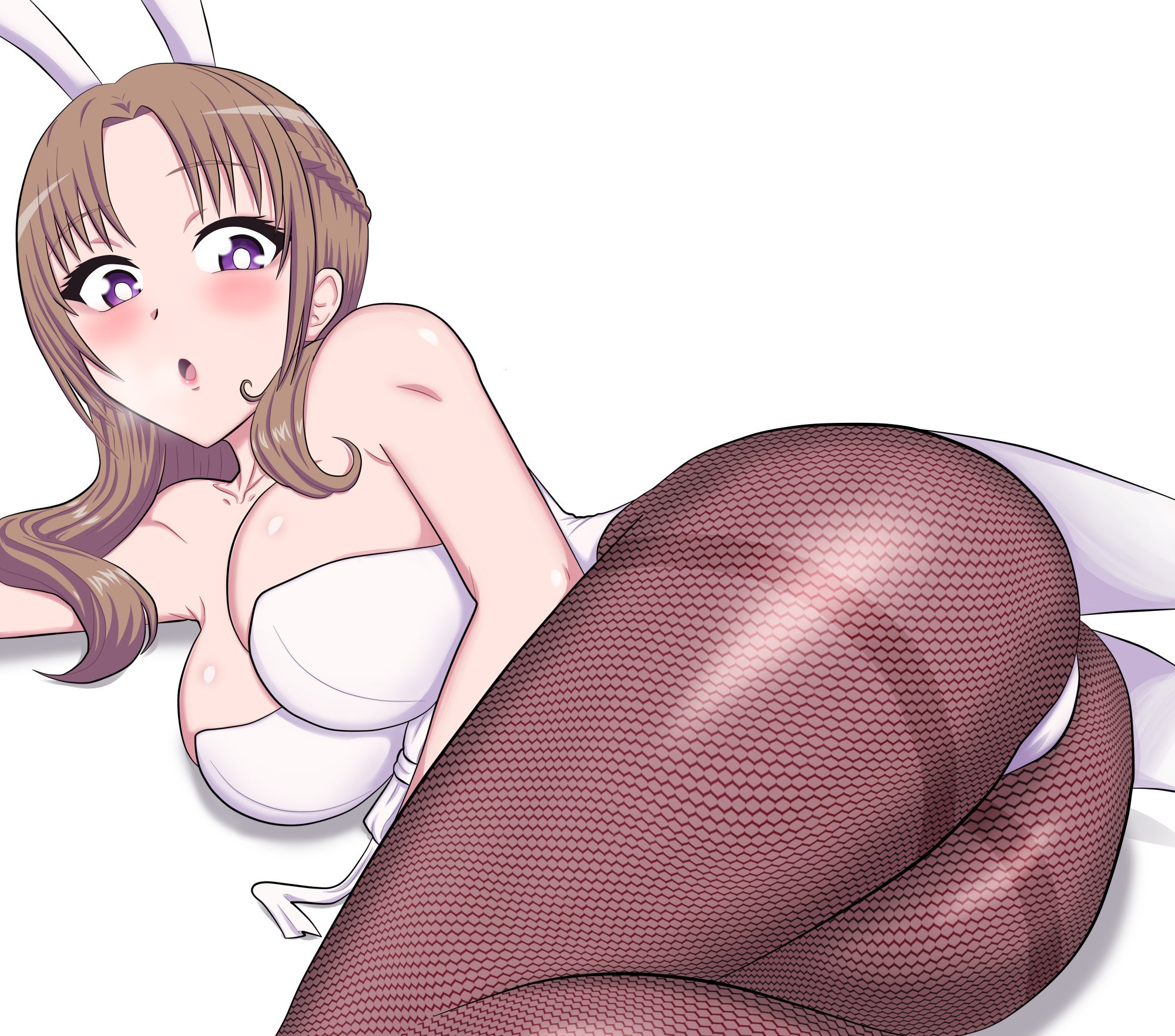 “Bunny girl 🥰 (Artist: shinjicoca) waifu: oosuki mamako (Okaa-san Online)”...