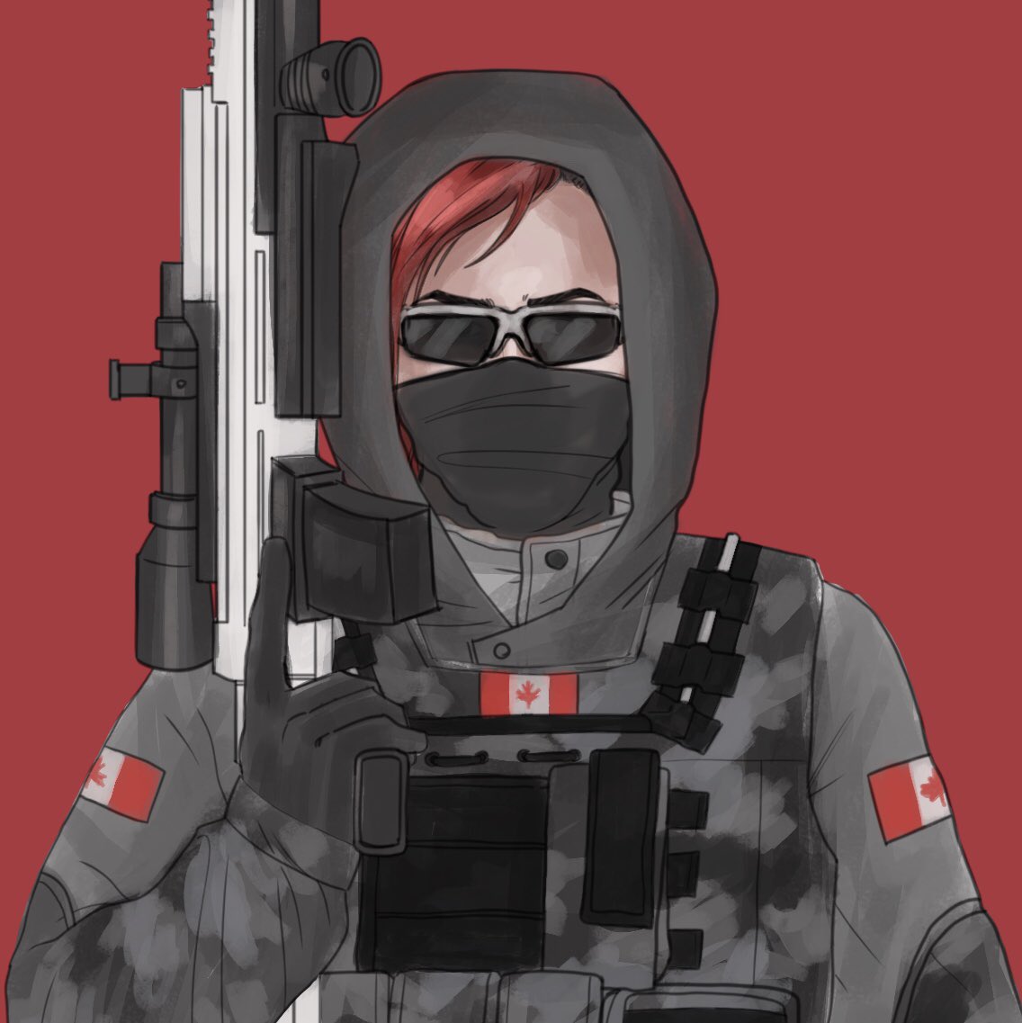 Spartan_Caliber's tweet image. Alexis “Caliber” Fischer
R6S OC - JTF2

• 5’7” - 165lbs (75kg)
• Friendly female writer 
• Open DMs
• (N)SFW - Ship w Chem (male pref.)
• 18+, w 15+ years RP Exp.

Faceclaim Model - Helena Rey