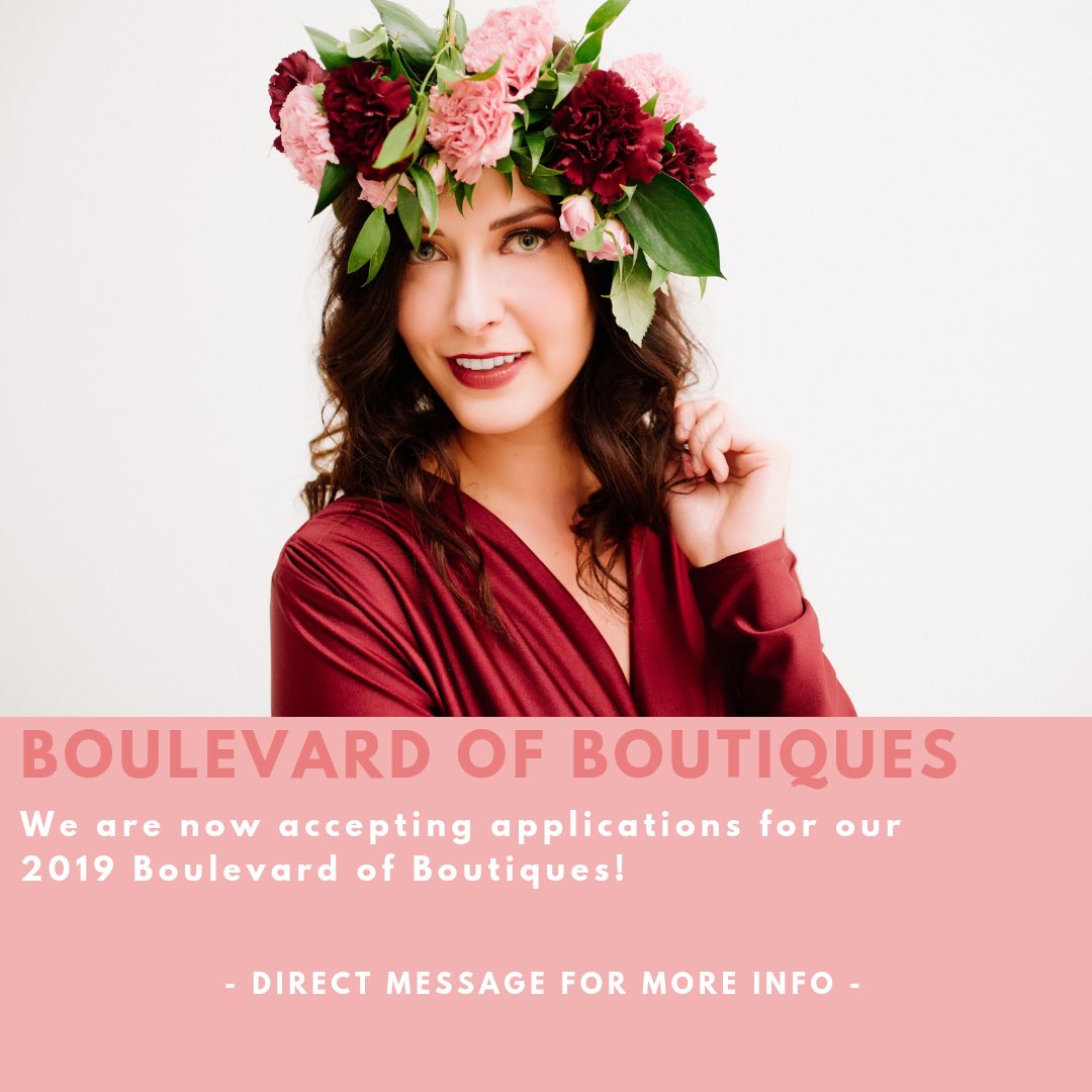 bloomingaffair's tweet photo. //We are now accepting applications for this year’s Boulevard of Boutiques! Tag your favourite vendors below👇🏻 Direct message for more info 🌷 https://t.co/l8eZVYU6vk