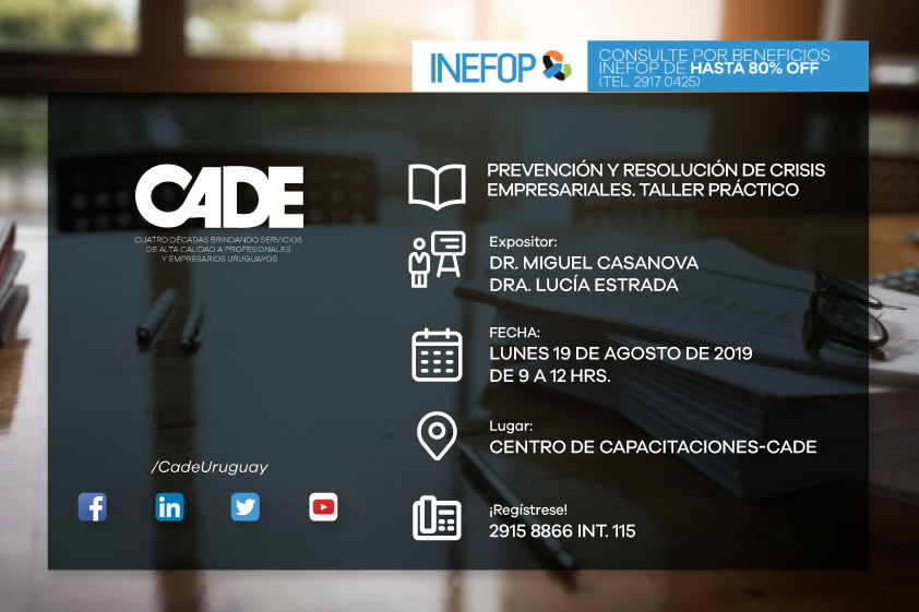 CadeUruguay's tweet photo. Mirá aquí el calendario de #CursosCADE totalmente actualizado. No te pierdas de nada!!!
Hace clic en el siguiente link:
https://t.co/WfGk1bDwNr https://t.co/5VWrNIu9No