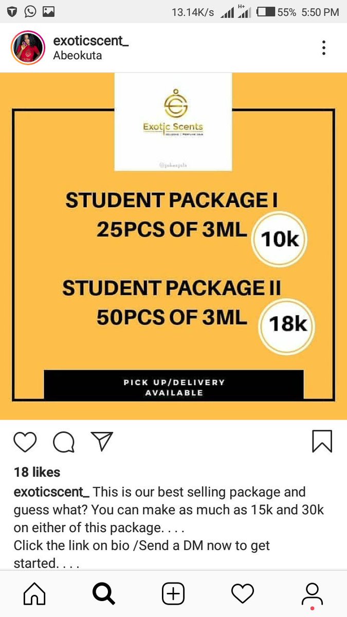 Texytrey1's tweet photo. Don Baba J reason my side abeg 🙏with 50k i can start a perfume oil business and buy one of this package to support myself in school 🙏🙏🙏#With50k @DONJAZZY https://t.co/ehGxz9bqlz