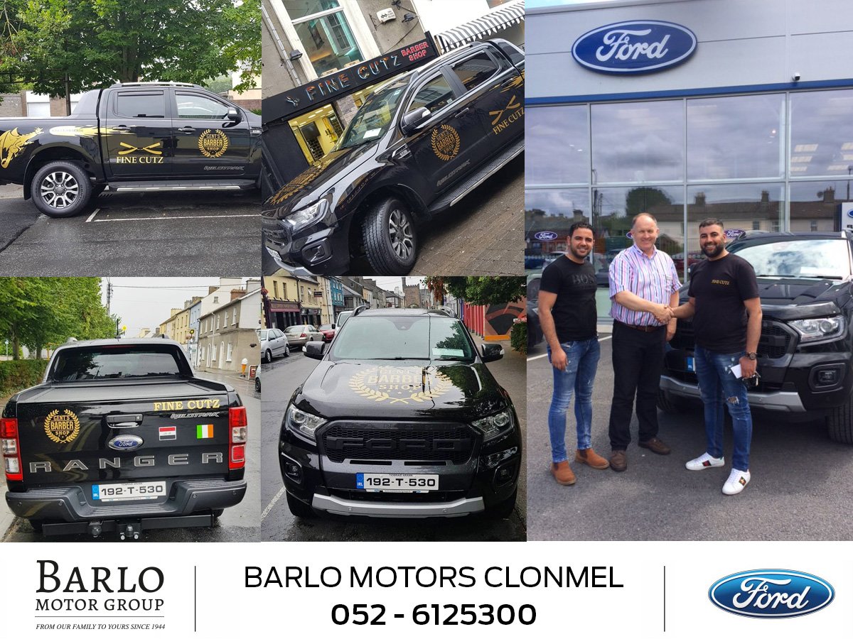 BarloMotors's tweet photo. Brothers Ammar &amp; Aoday Nahi from Fine Cutz Barber Shop 💈 in to collect the 1st NEW MODEL Ford Ranger Wildtrack 3.2 200PS from Fergal. 🚘😍 https://t.co/K9uihXBdkf