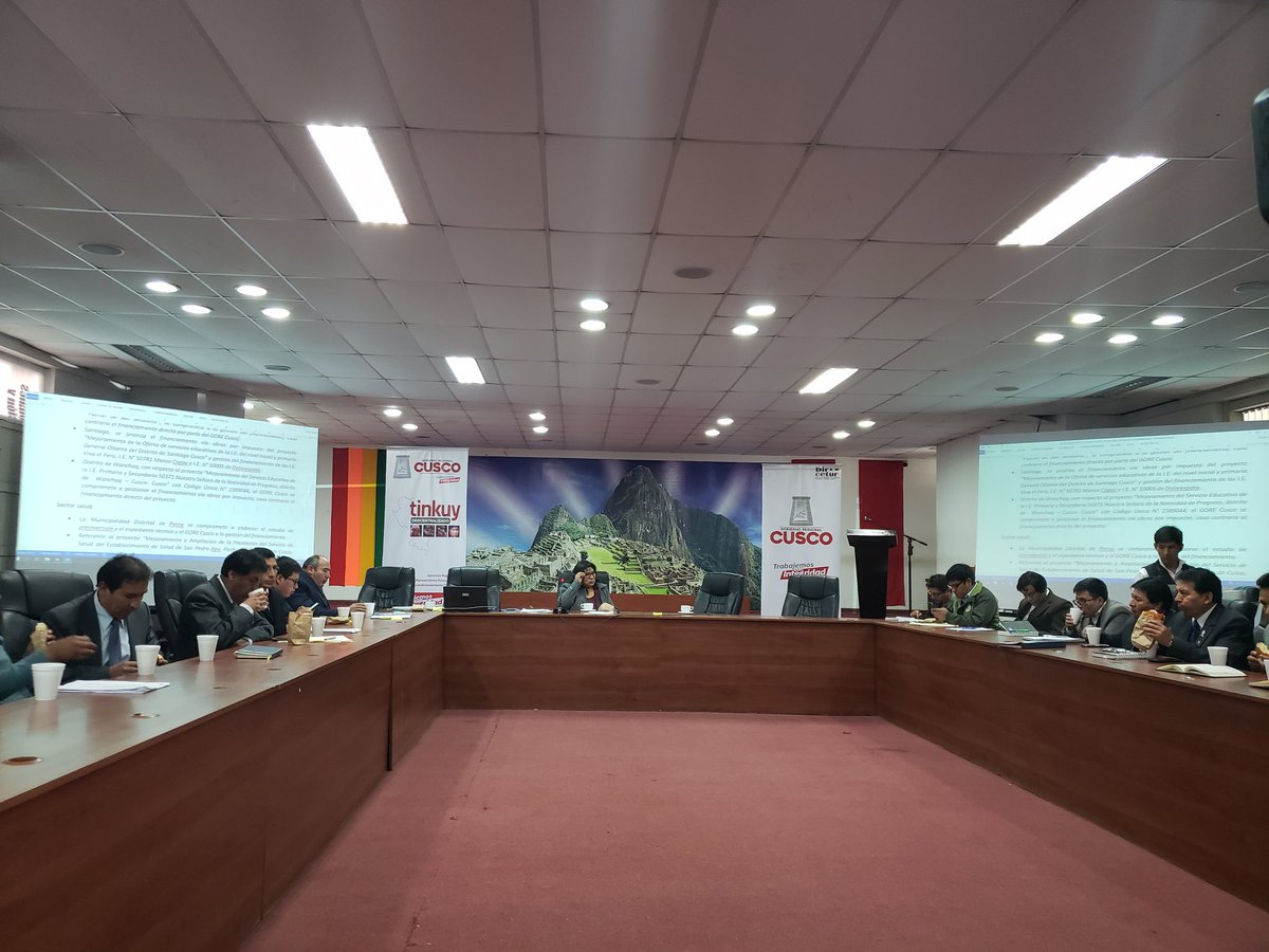 Region_Cusco's tweet photo. Hoy se realizo monitoreo y valuación  del tinkuy descentralizado de la provincia del Cusco https://t.co/EEZm7NY6nh