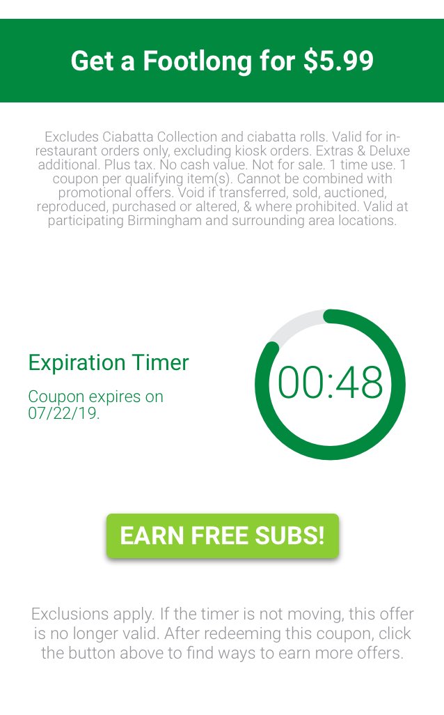 3rdPartyRiskPro's tweet photo. @SUBWAY you suck and your promotions that don’t accurately state the exclusions suck even more! Tried to use the coupon on a footlong and they refused to apply it despite it not being listed on the exclusions! My chicken bacon ranch ended up being almost 10$ https://t.co/cZhi7ZjtIP