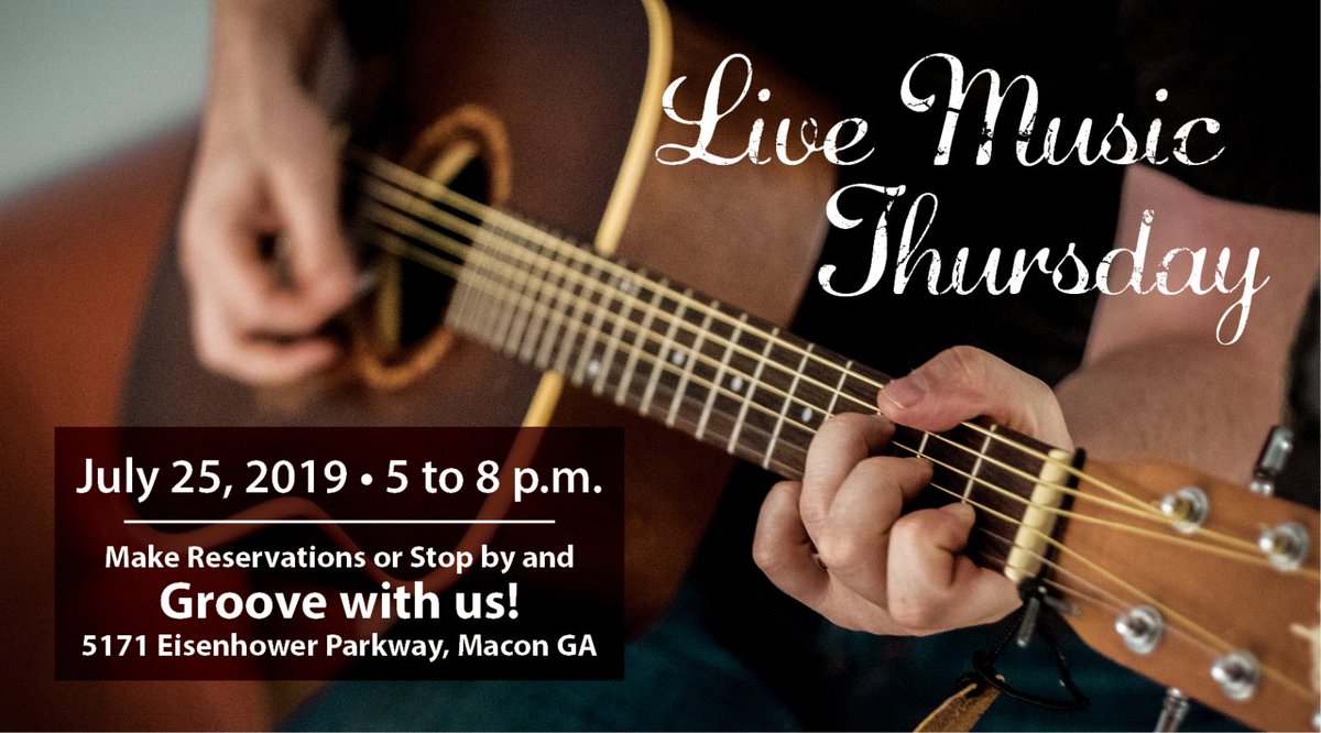 This Thursday we will have live music during dinner! Make reservations now at ow.ly/mQwD30nK6vt. #MaconMusic #LiveMusic #EdgarsBistro