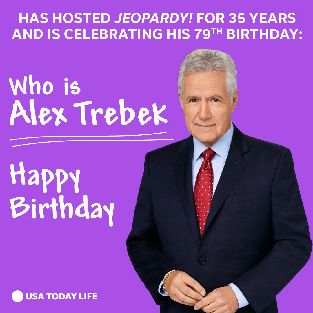 Happy Birthday to Alex Trebek 