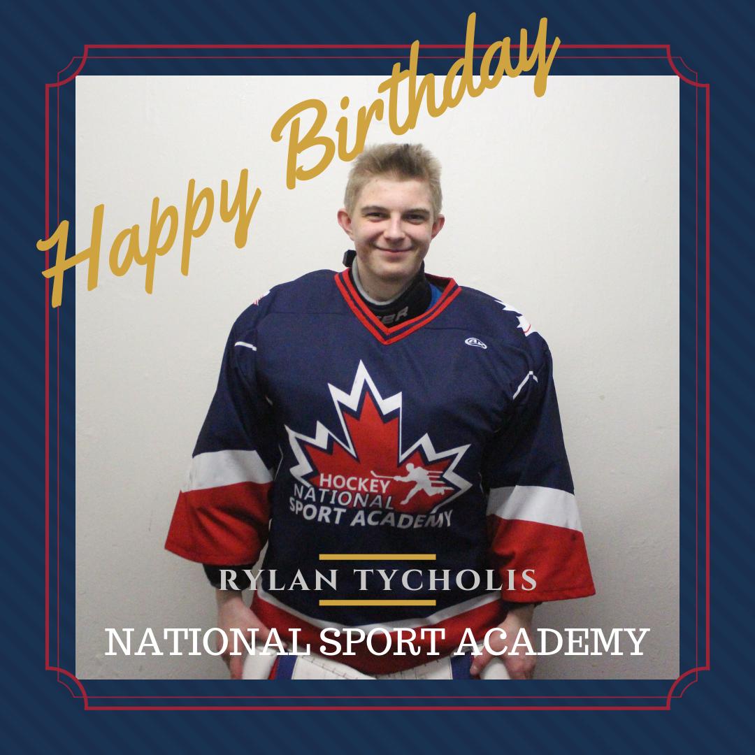 NSAlivenews's tweet photo. Please join us in wishing Rylan a very happy birthday. Hope you are enjoying the off season! #nsahockey #nsafamily #nsabirthday https://t.co/bbxoCVAUAC