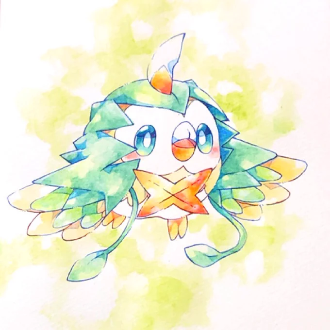 遅刻…!次回アニポケのジュナイパーモクロー可愛いかったので☺️
#モクローの日 
