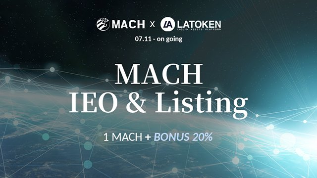 MACH99077436's tweet image. Now MACH is IEO in LAToken and ProBit!!