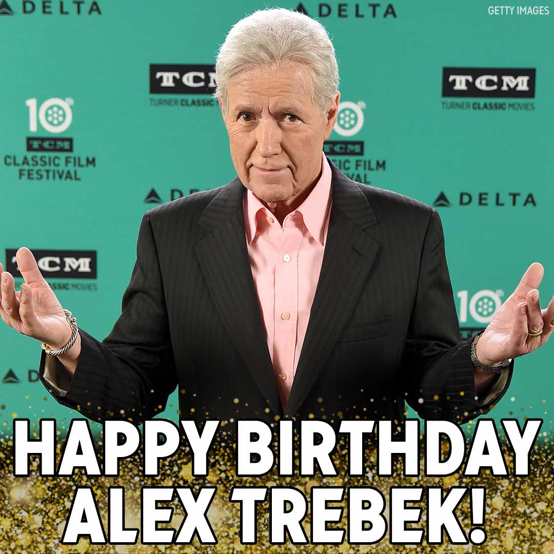 Answer: Born July 22, he has hosted Jeopardy! since 1984.

Happy 79th birthday to Alex Trebek! 