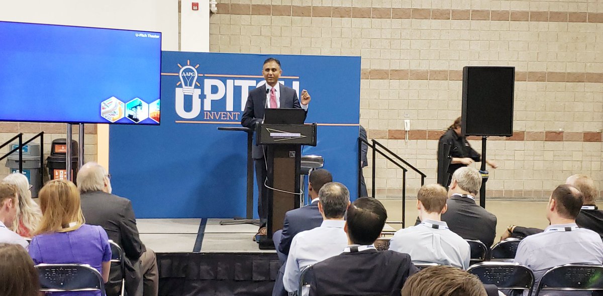 ShaleValue's tweet photo. @Phani_gadde pitching @ShaleValue at #UPitch session at #URTeC . Shale Value will be presenting again at 1:45pm this afternoon. Don't miss it!  #URTeC2019 #ShaleValue #PVT #Shale https://t.co/Oz8EcdfddJ