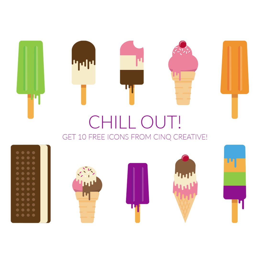 We know this summer has been hot! So to be cool, we want to give our followers some sweet icons!  Formats are png and svg. So give us a like, then get your own set of 10 delicious icons here: tinyurl.com/y5f8ebx4 #summericons #graphicdesign #icecream
