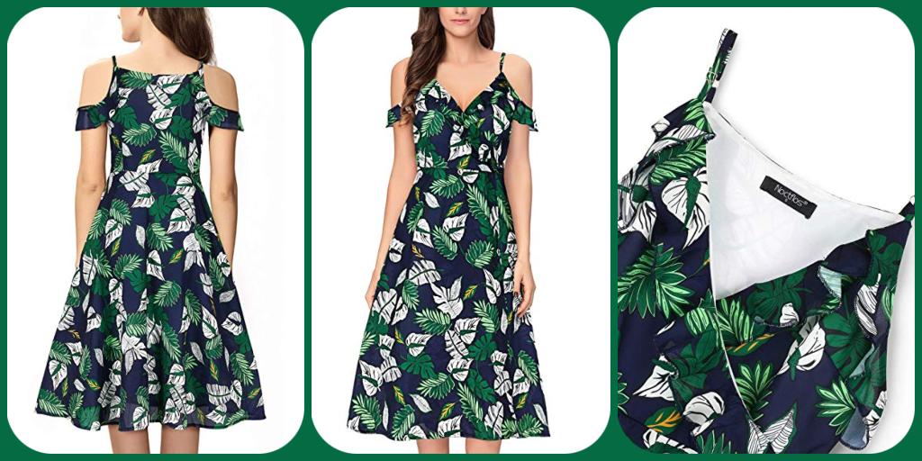 #Noctflos Women's Summer #Floral Cold Shoulder #MidiDress for Casual 
amzn.to/2XZhNyg
#AttireLadies #amazon
#partydress #partydresses #womendress #vneckdress #ladiesdress #vneckdresss #bodycondress #vneckdresses #bodycondresses #bodycondresses♥