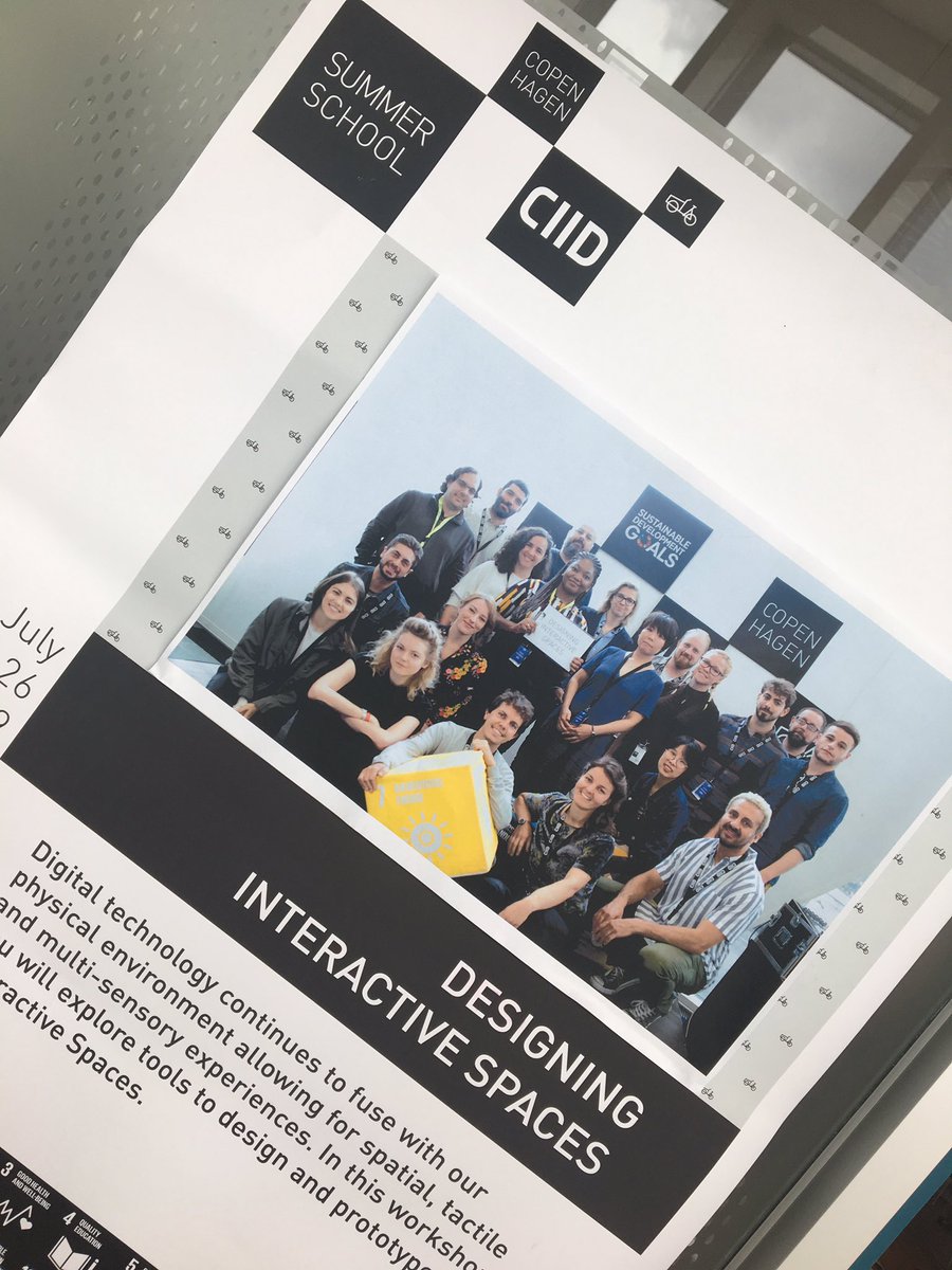 xwerx's tweet photo. Day 01 - Designing Interactive Spaces at #CIIDSummerSchool @UNCityCPH with @GlobalGoalsUN & @thatEoinguy. Mixed Reality Beyond Devices #fuzzy #interactiondesign #globalgoals #SDG #beyondthebutton #UX #copenhagen #CIID @CIIDNews https://t.co/m4JxTELy3G