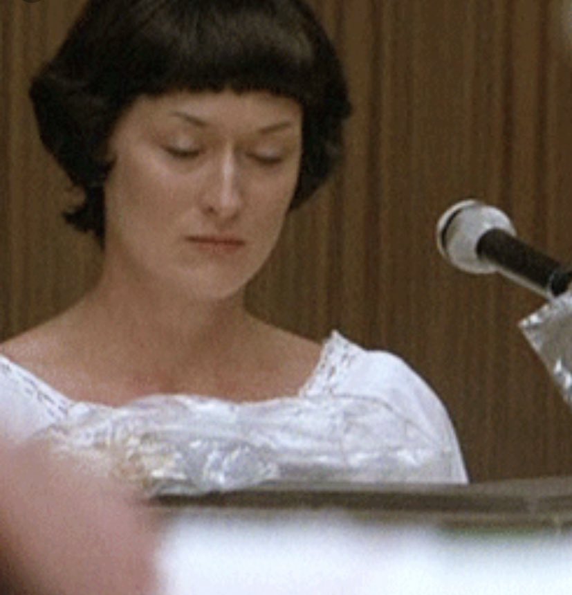keatonkildebell's tweet photo. him: so what are you into? 

me: meryl streep giving a masterclass in acting during pivotal scenes set in courtrooms https://t.co/Br4RAOj77X