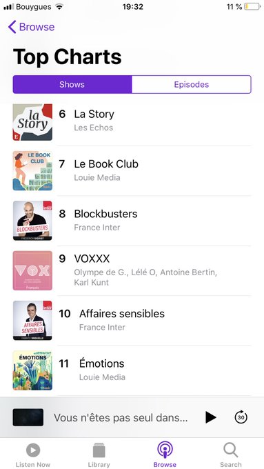 Gr&acirc;ce &agrave; VOUS @voxxx_audio est 9&egrave;me sur @ApplePodcasts 💗 MERCI https://t.co/NeWDzB5uJy<a class="tags" href="/tag/voxxx_audio">@voxxx_audio</a><a class="tags" target="_blank" title="On Twitter" href="/?out=eyJ0eXAiOiJKV1QiLCJhbGciOiJIUzUxMiJ9.eyJpYXQiOjE3MjQ3OTk1NjksImlzcyI6InR3cG9ybnN0YXJzLmNvbSIsIm5iZiI6MTcyNDc5OTU2OSwiZXhwIjoxNzU2MzM1NTY5LCJyZWRpcmVjdF91cmwiOiJodHRwczovL3R3aXR0ZXIuY29tL0FwcGxlUG9kY2FzdHMifQ.9u8O1c6iRlmSd96SE5lC3ReU3m4VXguGjhBbOu3KmVKfA6ypAHCZsqHdf68TIiYehzvqBE4m2tz98VHdFvx9pg">@ApplePodcasts</a><a href="/tag/clitrevolution"class="tags"><span>#clitrevolution</span></a>