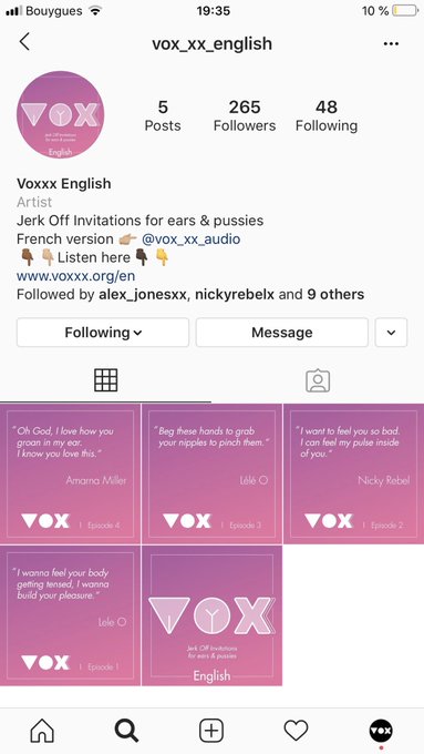 We&rsquo;ve launched VOXXX [English] on @ApplePodcasts! Check it out 💜  And follow us on IG  https://t.co/RL1ghU1QyP<a class="tags" target="_blank" title="On Twitter" href="/?out=eyJ0eXAiOiJKV1QiLCJhbGciOiJIUzUxMiJ9.eyJpYXQiOjE3MjQ3OTk1NzEsImlzcyI6InR3cG9ybnN0YXJzLmNvbSIsIm5iZiI6MTcyNDc5OTU3MSwiZXhwIjoxNzU2MzM1NTcxLCJyZWRpcmVjdF91cmwiOiJodHRwczovL3R3aXR0ZXIuY29tL0FwcGxlUG9kY2FzdHMifQ.tDrcAQV6mq1NF4WRJanRUuVic3LKDwr8CevLhT9jiRKgZQ8dK8gL371mDFhqxaDc5WkJ-wLeBPTIsABMV8pOwg">@ApplePodcasts</a>