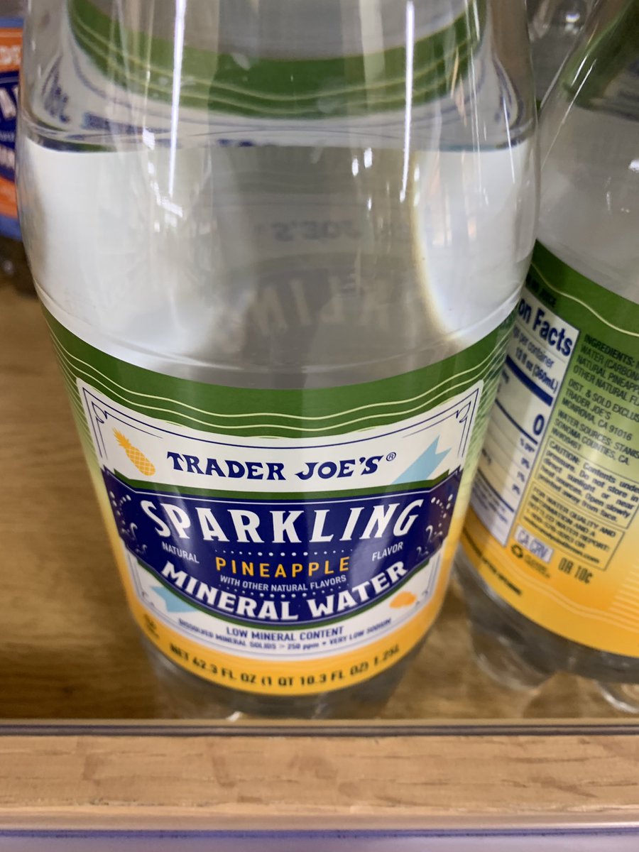 Sparkling Pineapple Water.