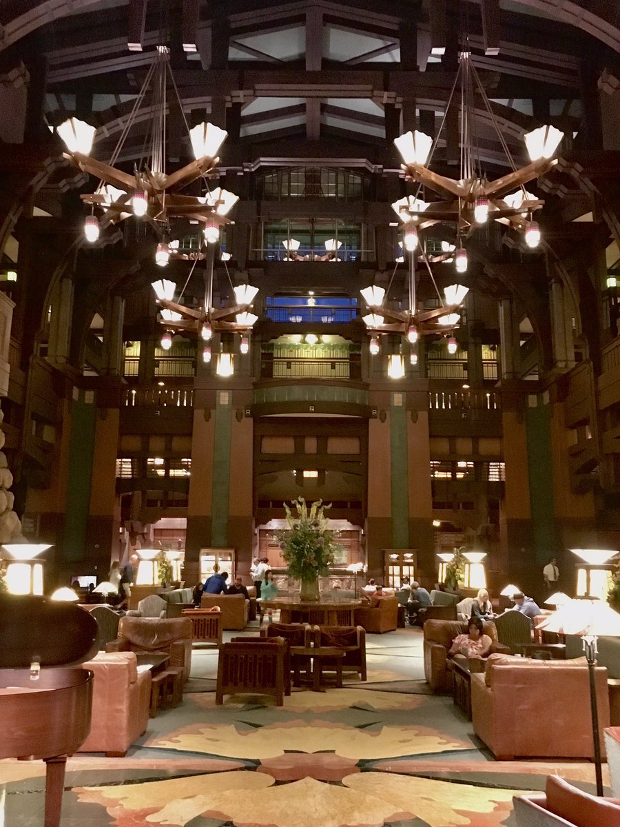 MSU_Architect's tweet image. The Grand Californian Hotel celebrating the Arts &amp;amp; Crafts architectural style of the early 1900’s.