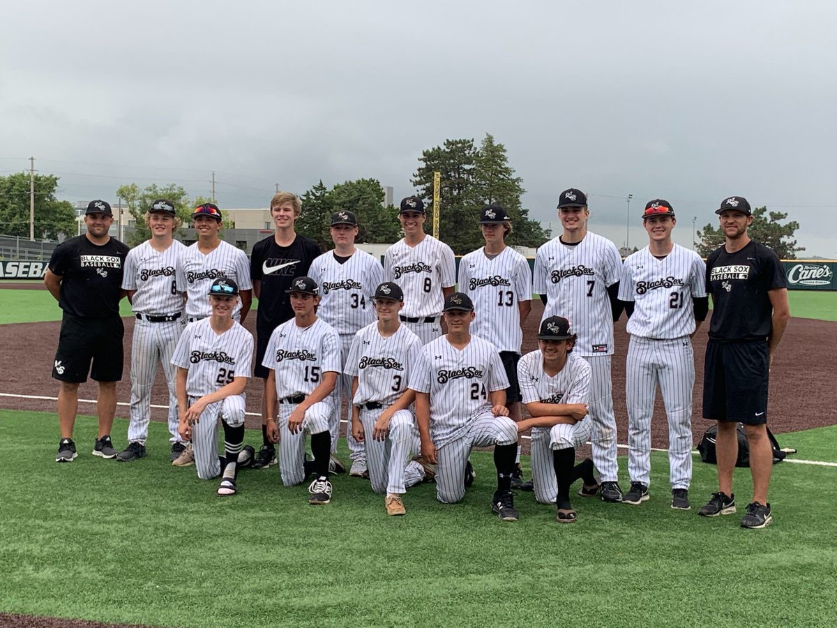 Another season in the books! Thanks to <a href="/FiveToolMidwest/">Five Tool Midwest</a> for making the last one a great one. They do an amazing job each and every time! And to <a href="/KStateBSB/">K-State Baseball</a> for being a great host during our weather delay. ⛈@MNS_BlackSox looking forward to next summer!