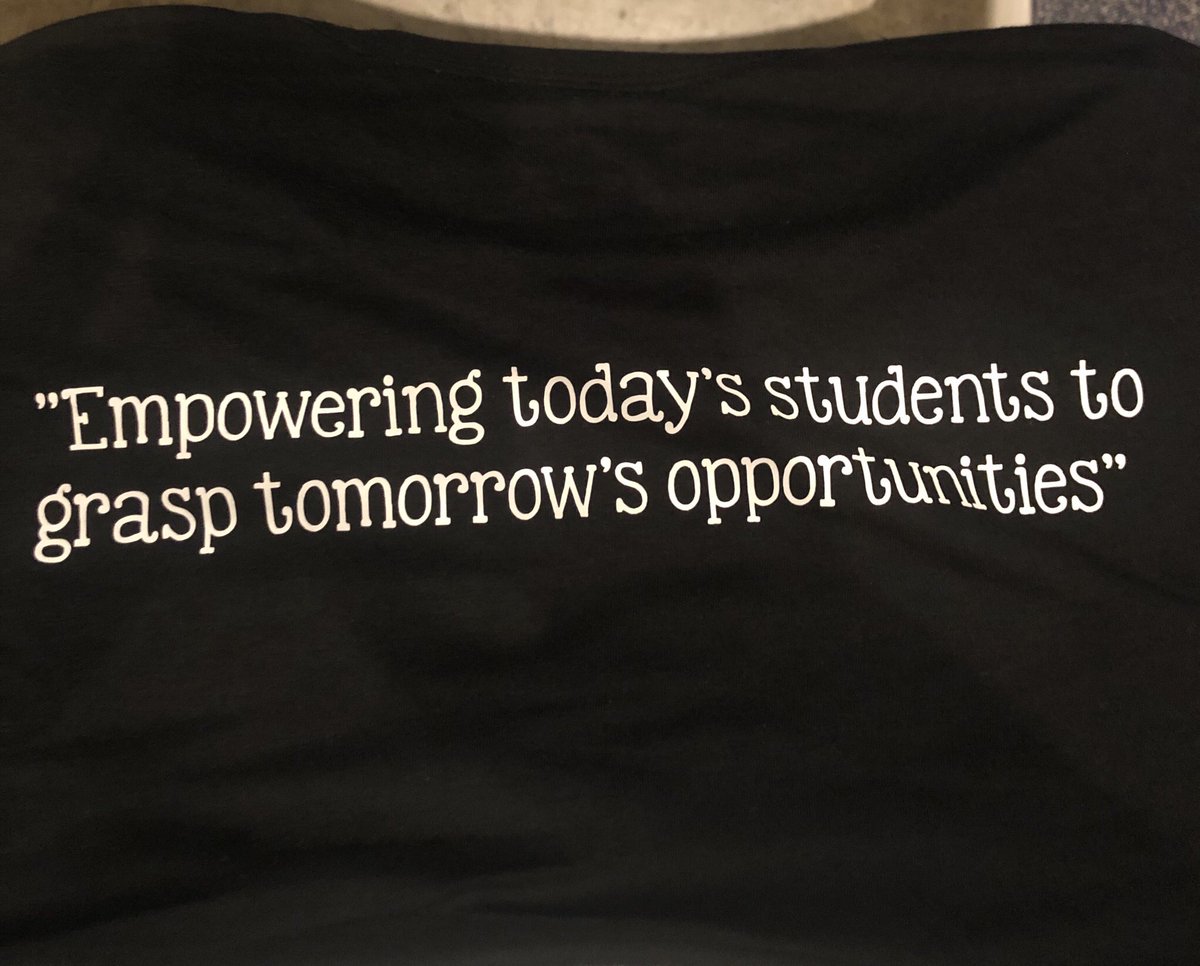 New shirt! Reminding others what I am passionate about...empowering our students! #StudentsFirst  #BelieveInThem #RCSProud