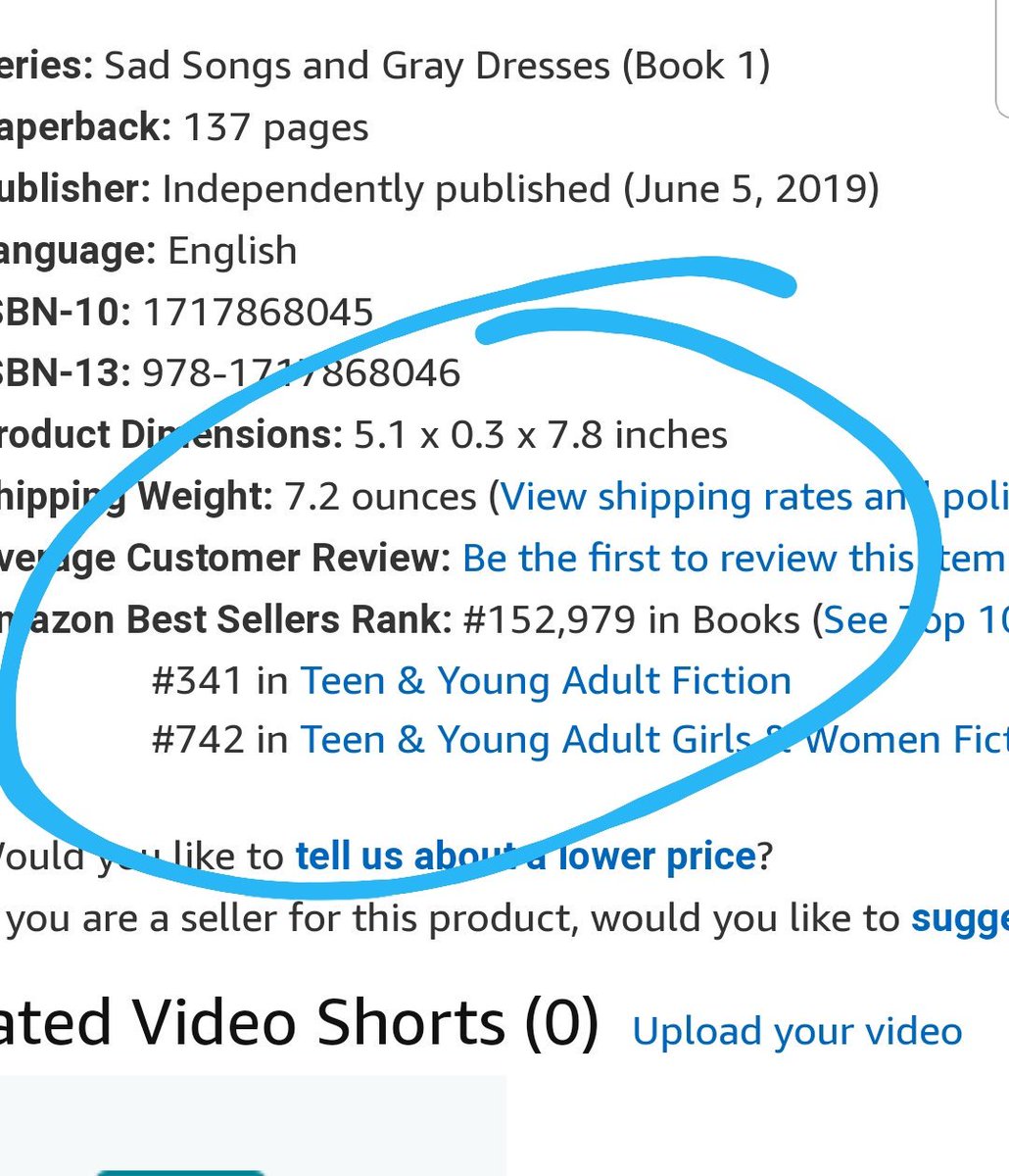 ruthmini's tweet photo. Im almost in the top 100 category for young adult fiction. I'm so happy. 😁 #WritingCommunity #amazonrank https://t.co/YVX6yxWudN https://t.co/D0XARh1a2H