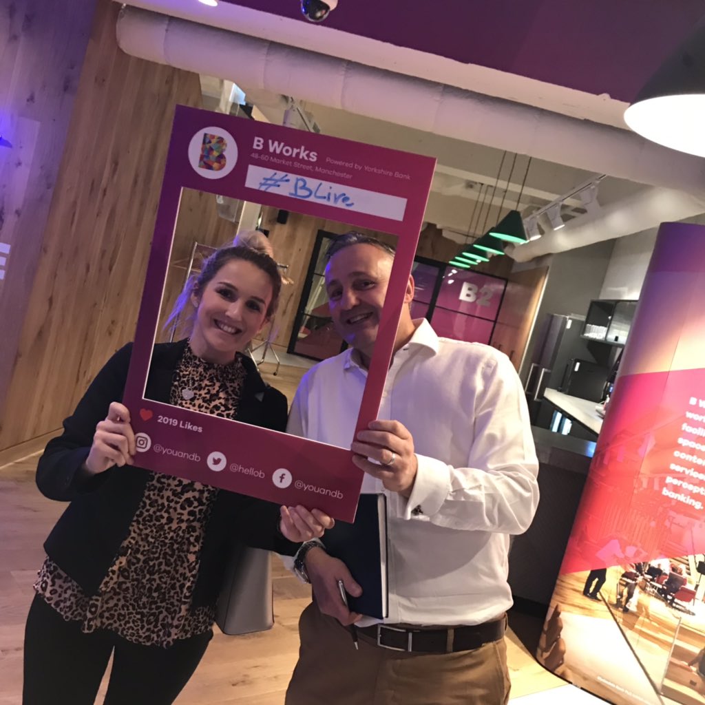 MarkSykes74's tweet photo. Fantastic to see what is going on @yorkshirebank B-works in #Manchester - great space and great support for #SME businesses #BDODrive https://t.co/ETse6BnlFP