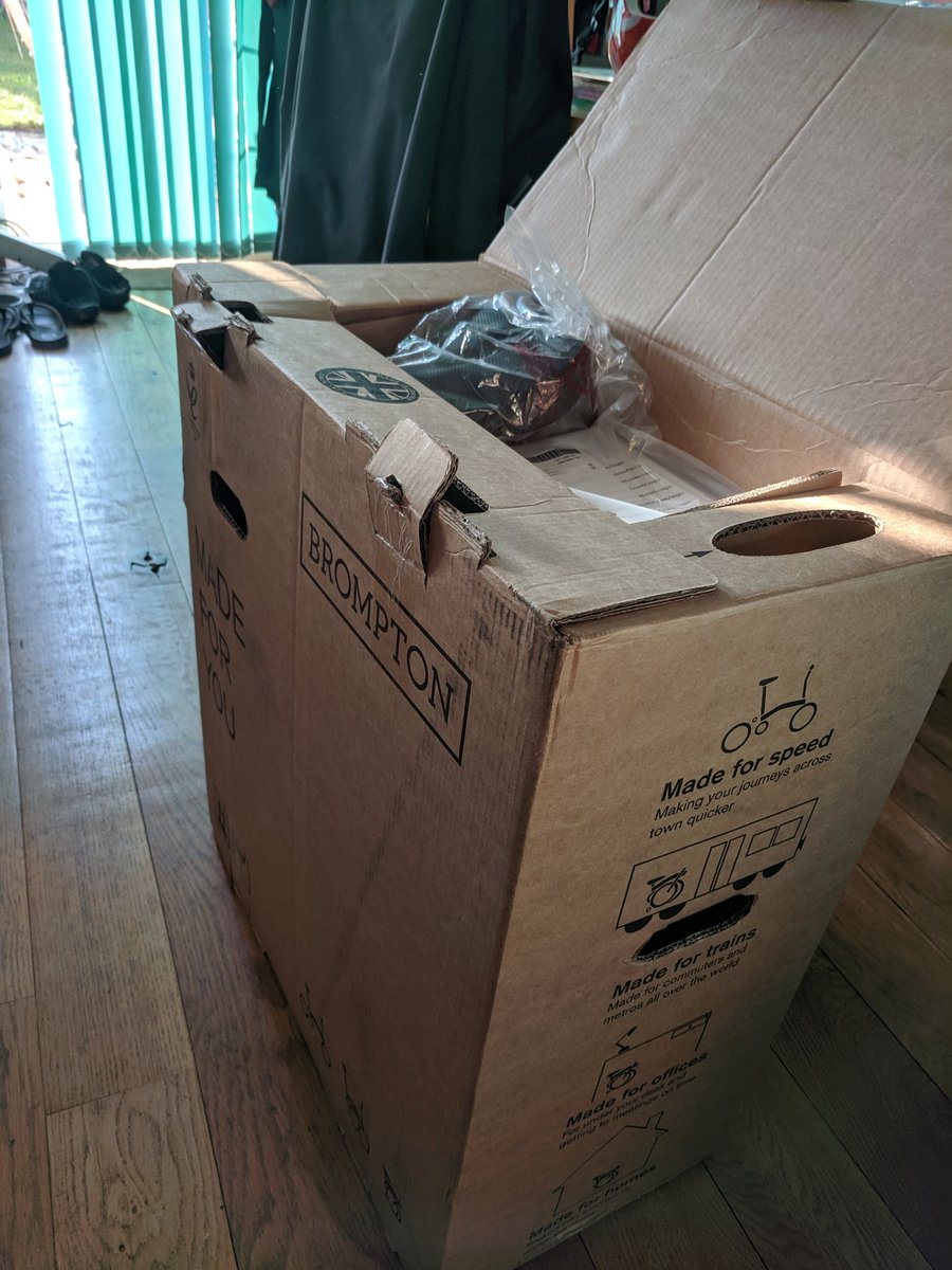 brompton cardboard box