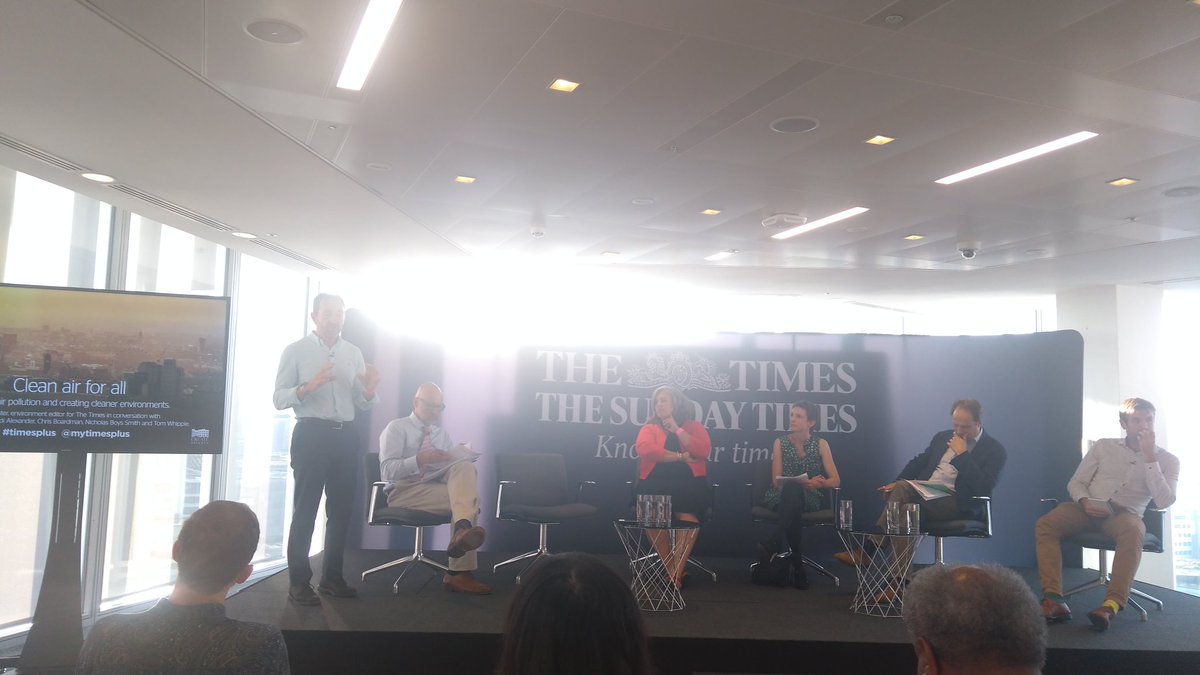 'We're drowning in evidence but still not changing'

@Chris_Boardman speaking at the Times and @createstreets Clean air for all event

#timesplus @MyTimesPlus #AirPollution