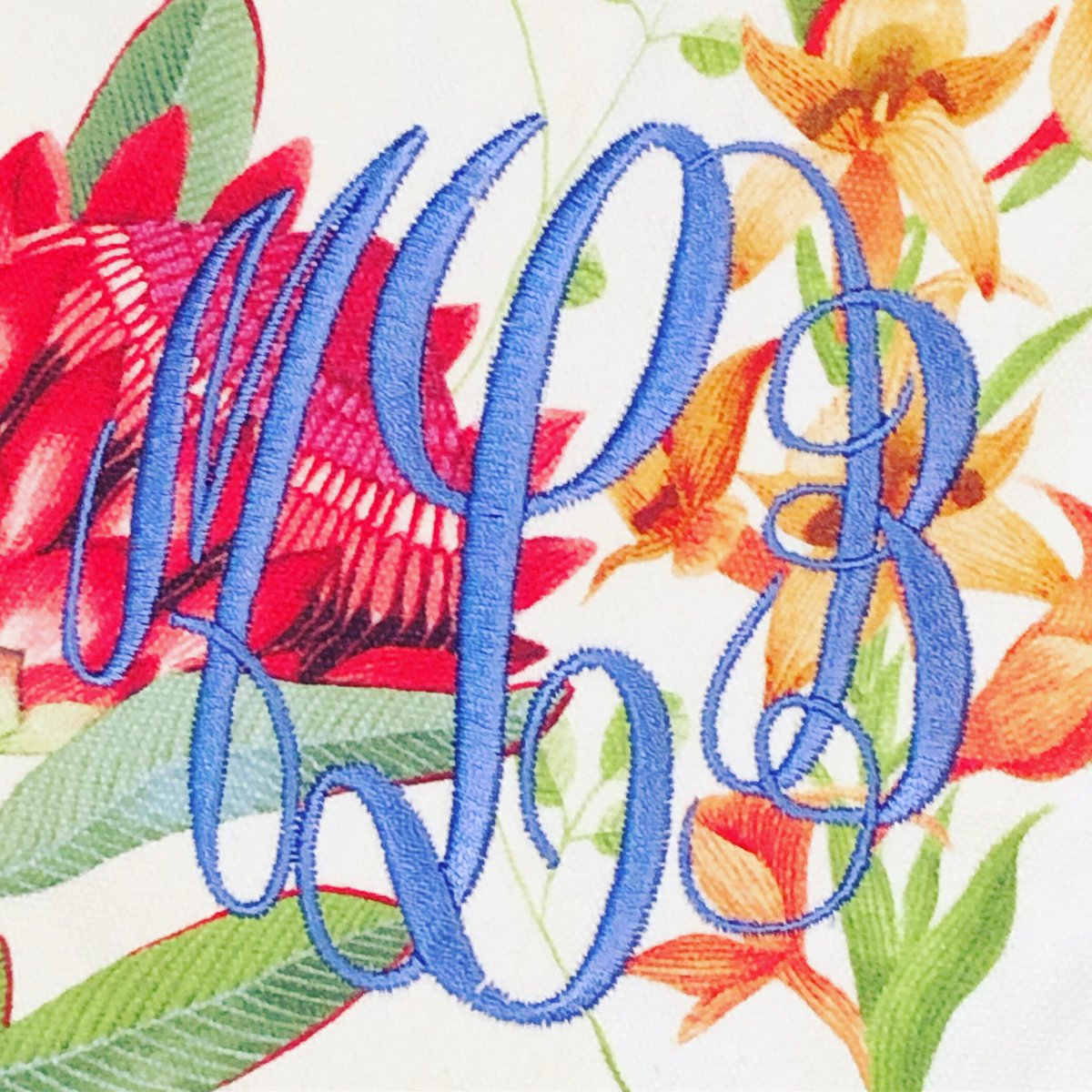 StitchingThis's tweet image. What brightened your day today? Here’s my ray of #sunshine #monogram #monday